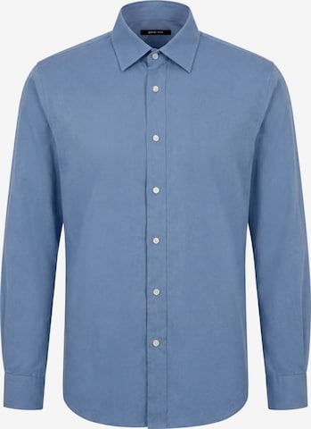 zero Regular fit Button Up Shirt in Blue: front