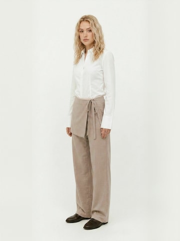 Crās Regular Pants ' Madelinecras ' in Brown