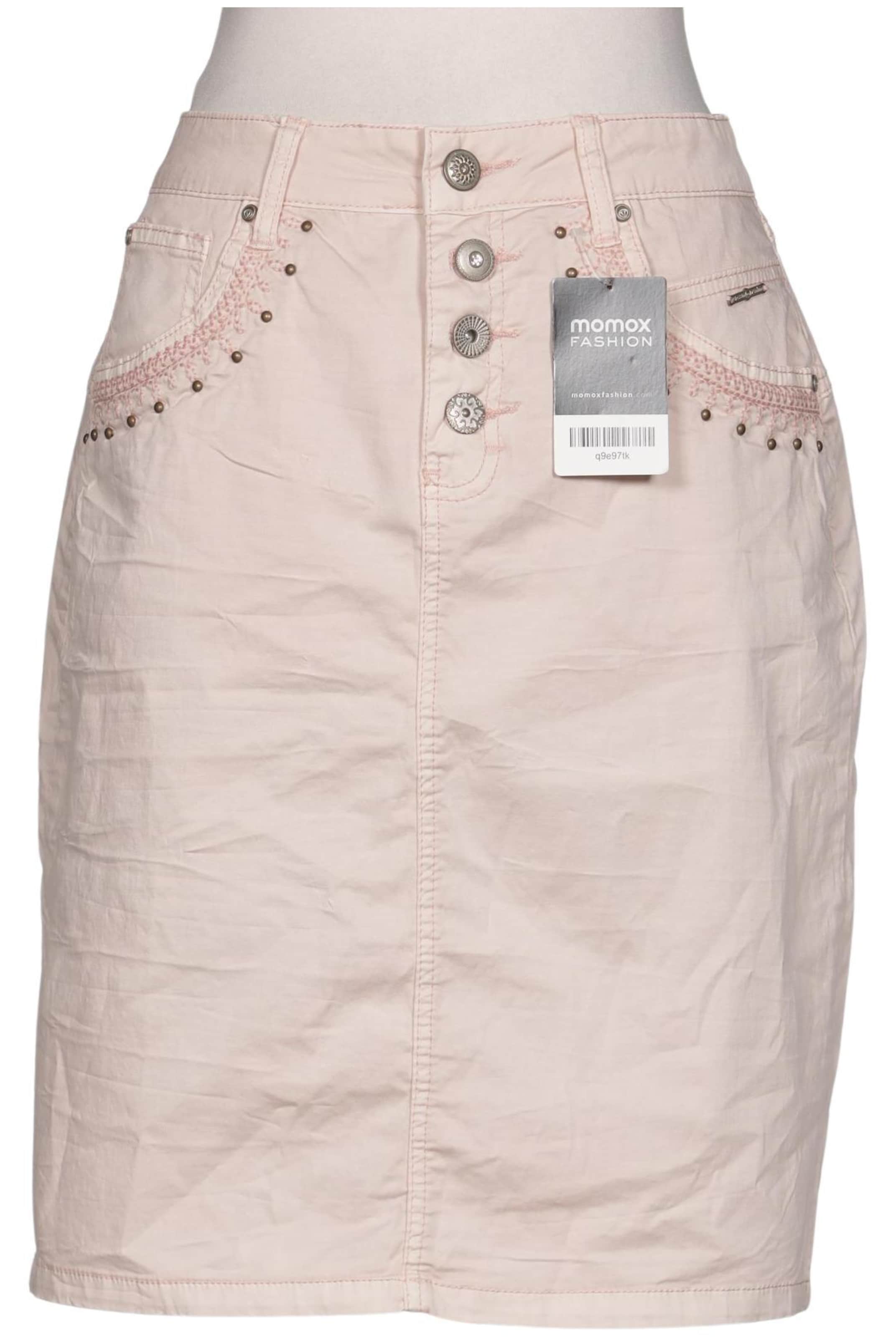 Cream Skirt in M in Pink: front