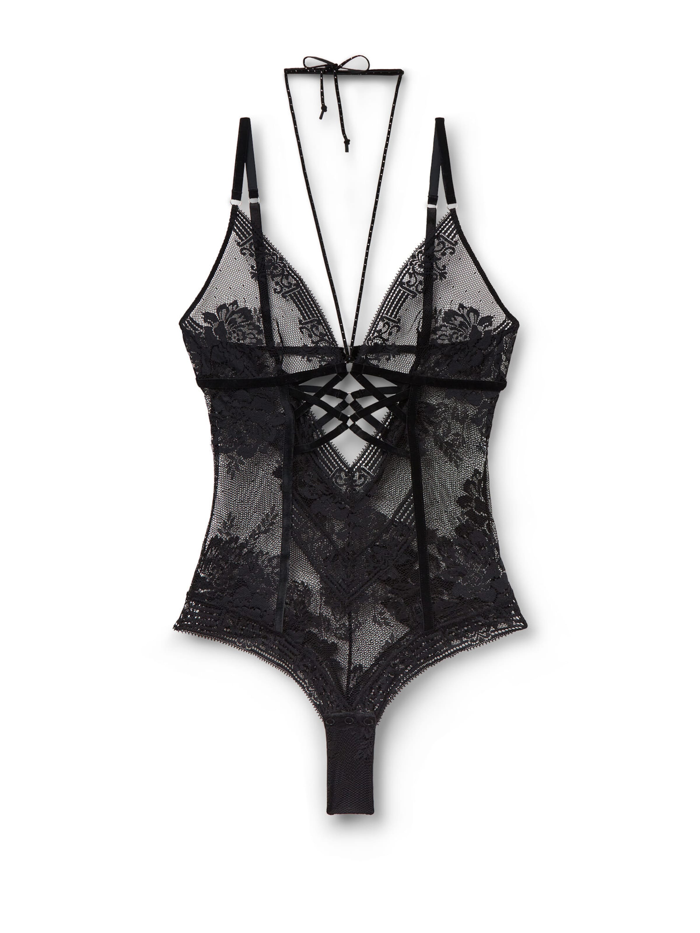 INTIMISSIMI Body 'LA FEMME FATALE' in Schwarz: Vorderseite