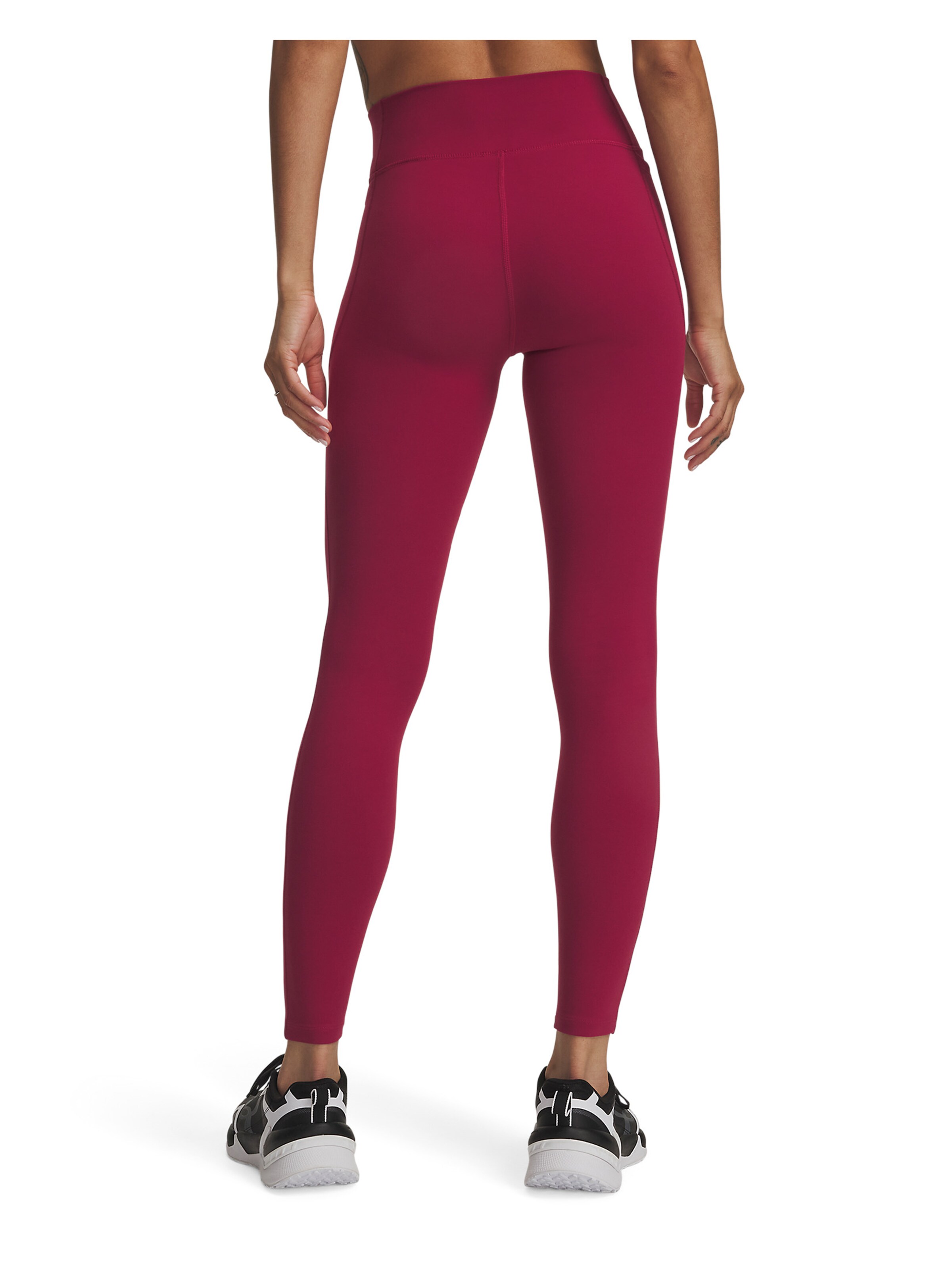 UNDER ARMOUR Skinny Workout Pants 'Motion' in Red