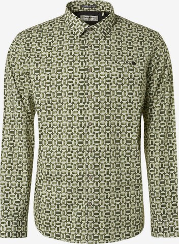 No Excess Regular fit Button Up Shirt in Green: front