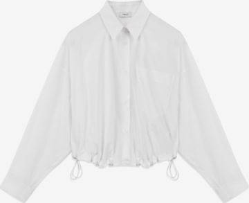 Twist Blouse in White: front