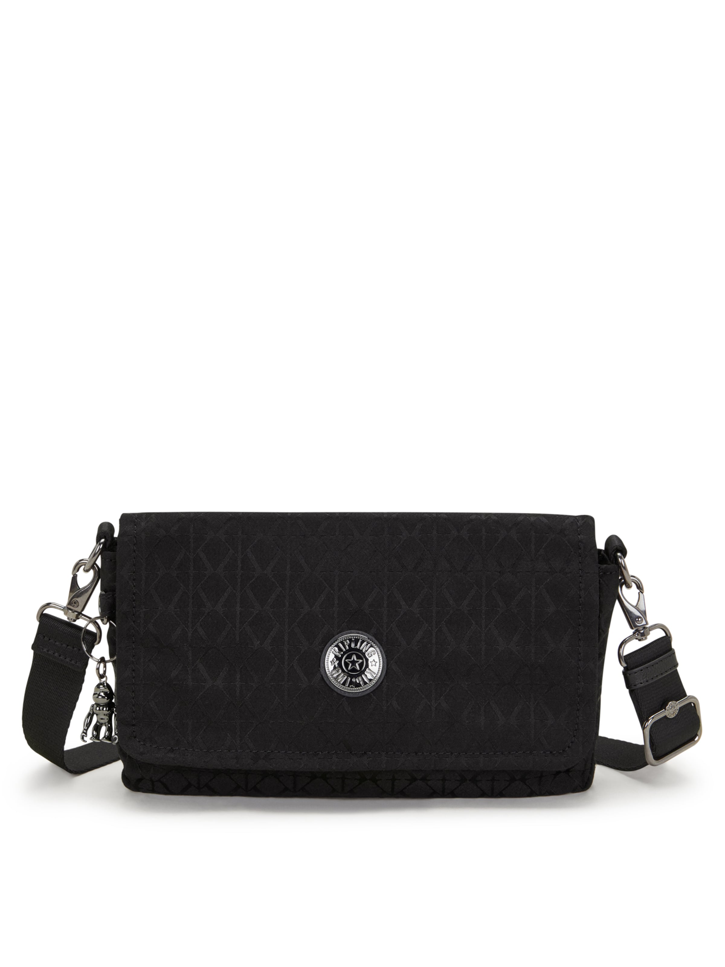 KIPLING Torba za čez ramo 'Aras Up' | črna barva: sprednja stran