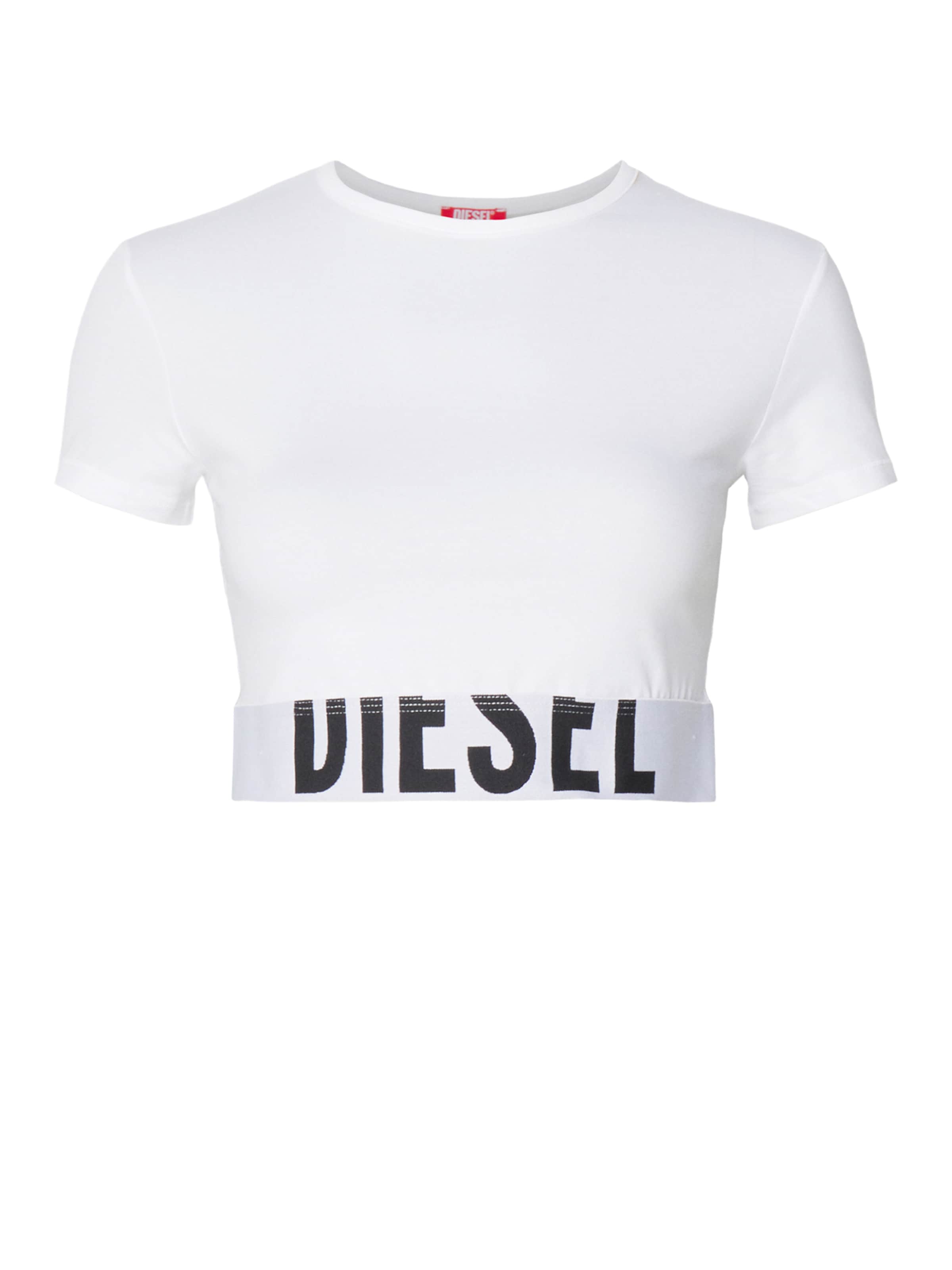 DIESEL - Camiseta en blanco: frente