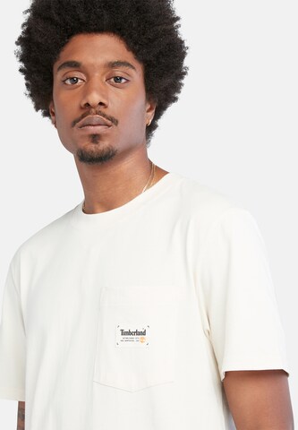 TIMBERLAND T-Shirt 'Work For The Future' in Beige