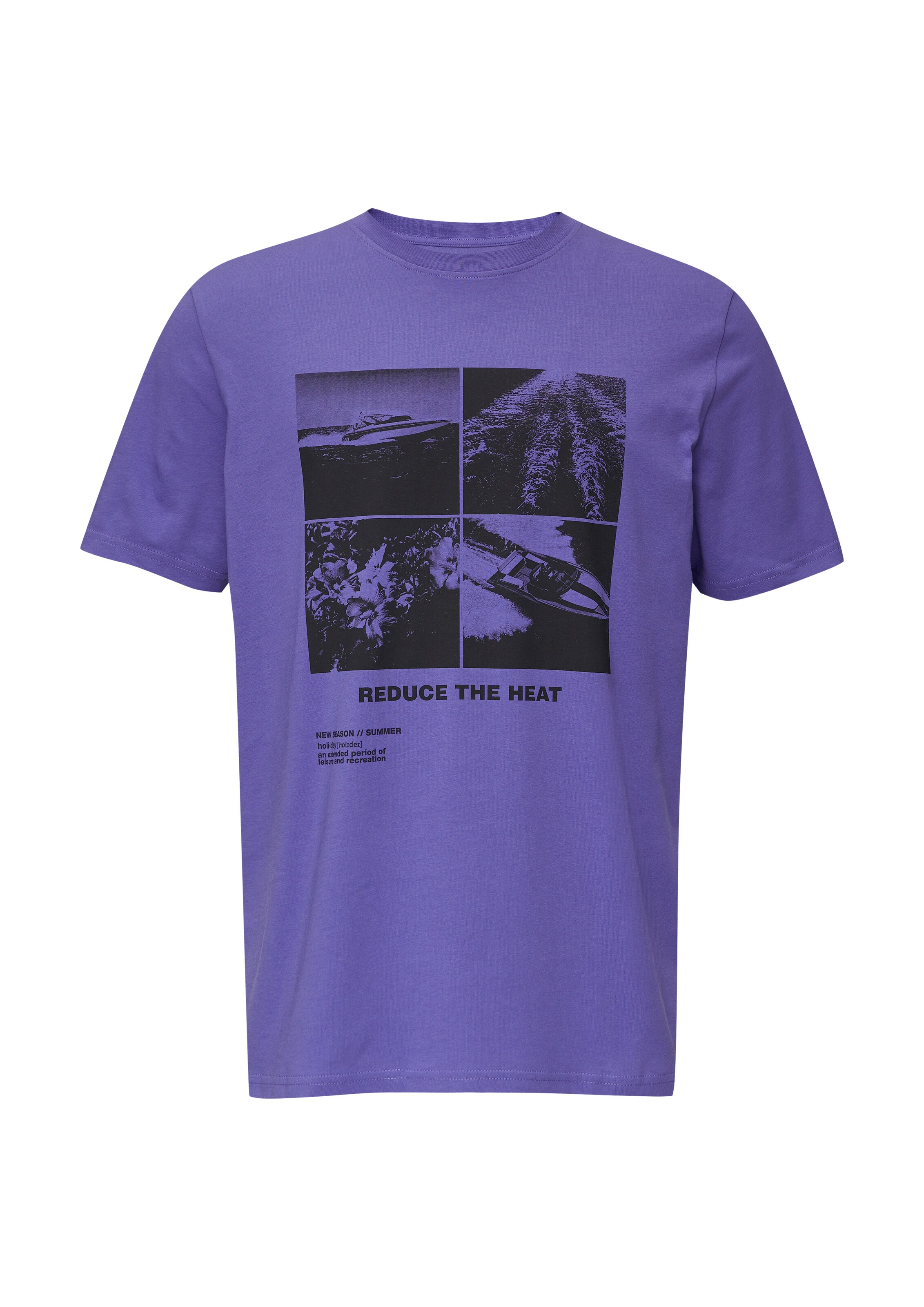 QS Shirt in Lila: Vorderseite