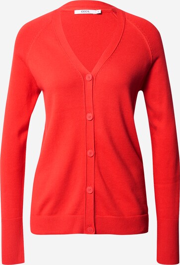 CECIL Knit cardigan in orange red, Item view