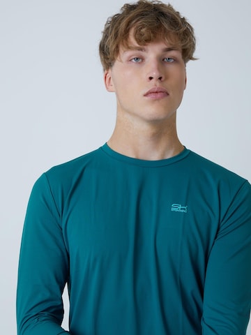 SPORTKIND Performance shirt 'Crew Neck Long Sleeve Shirt' in Green