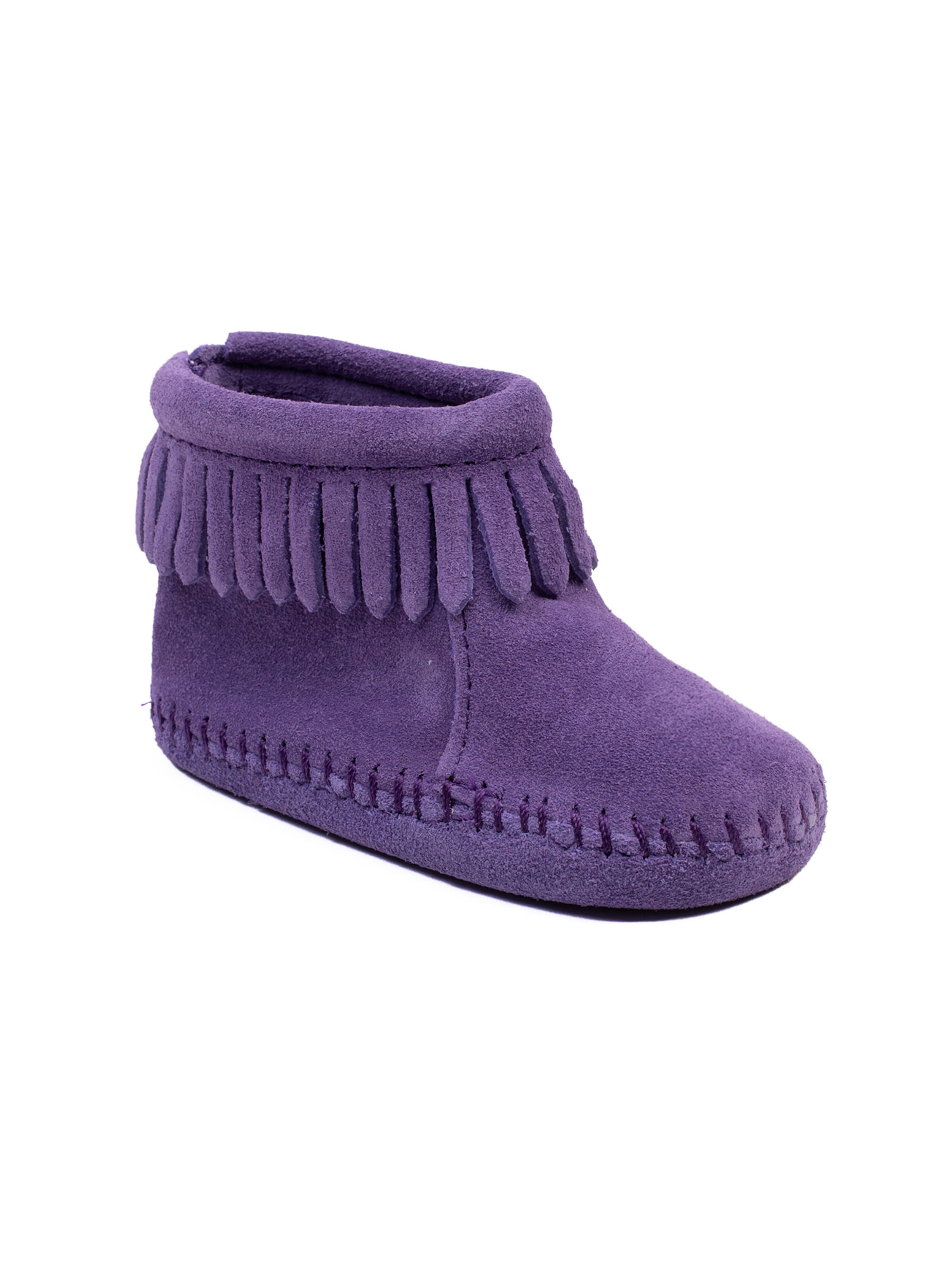 Botoșei bebeluși 'Back Flap' de la Minnetonka pe mov