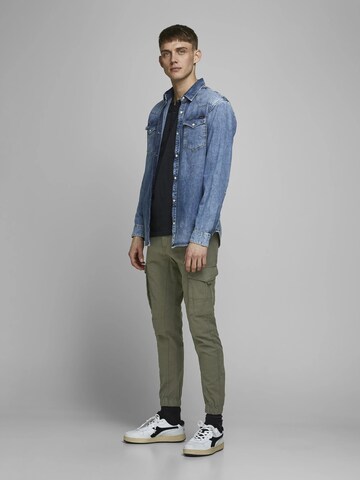 JACK & JONES - Tapered Pantalón cargo en verde