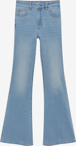 Pull&Bear Flared Jeans in Blue: front