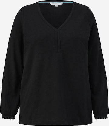 melns TRIANGLE T-Krekls: no priekšpuses