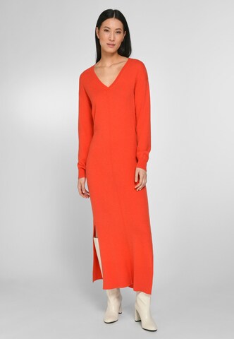 Robes en maille include en orange : devant