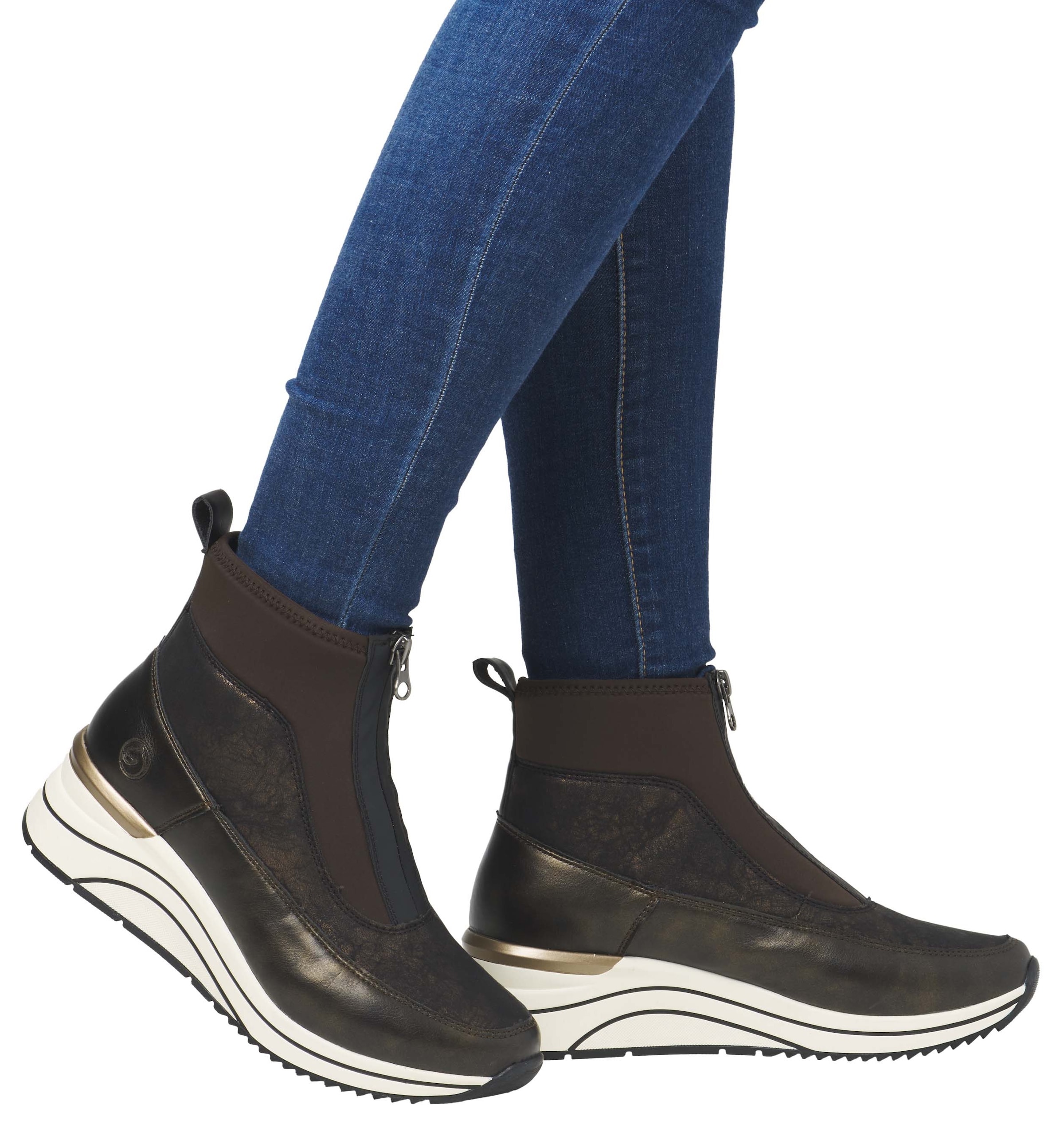 Bottines REMONTE en marron : devant