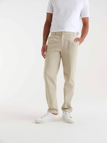 regular Pantaloni chino 'Jeremy' di ABOUT YOU x Kevin Trapp in beige: frontale