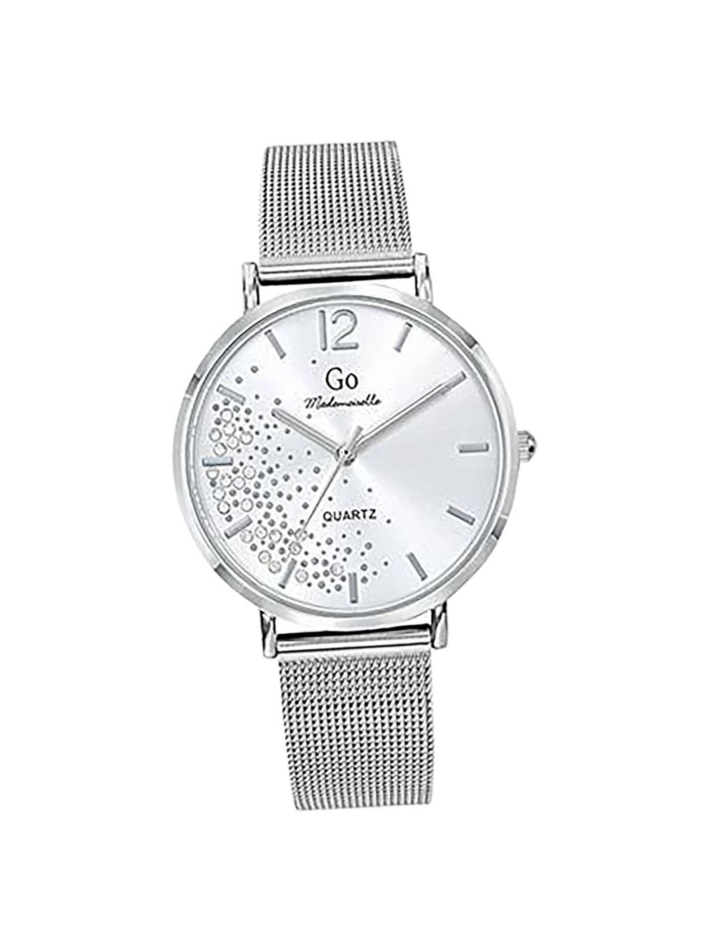 Montre à affichage analogique GO GirlOnly en argent : devant