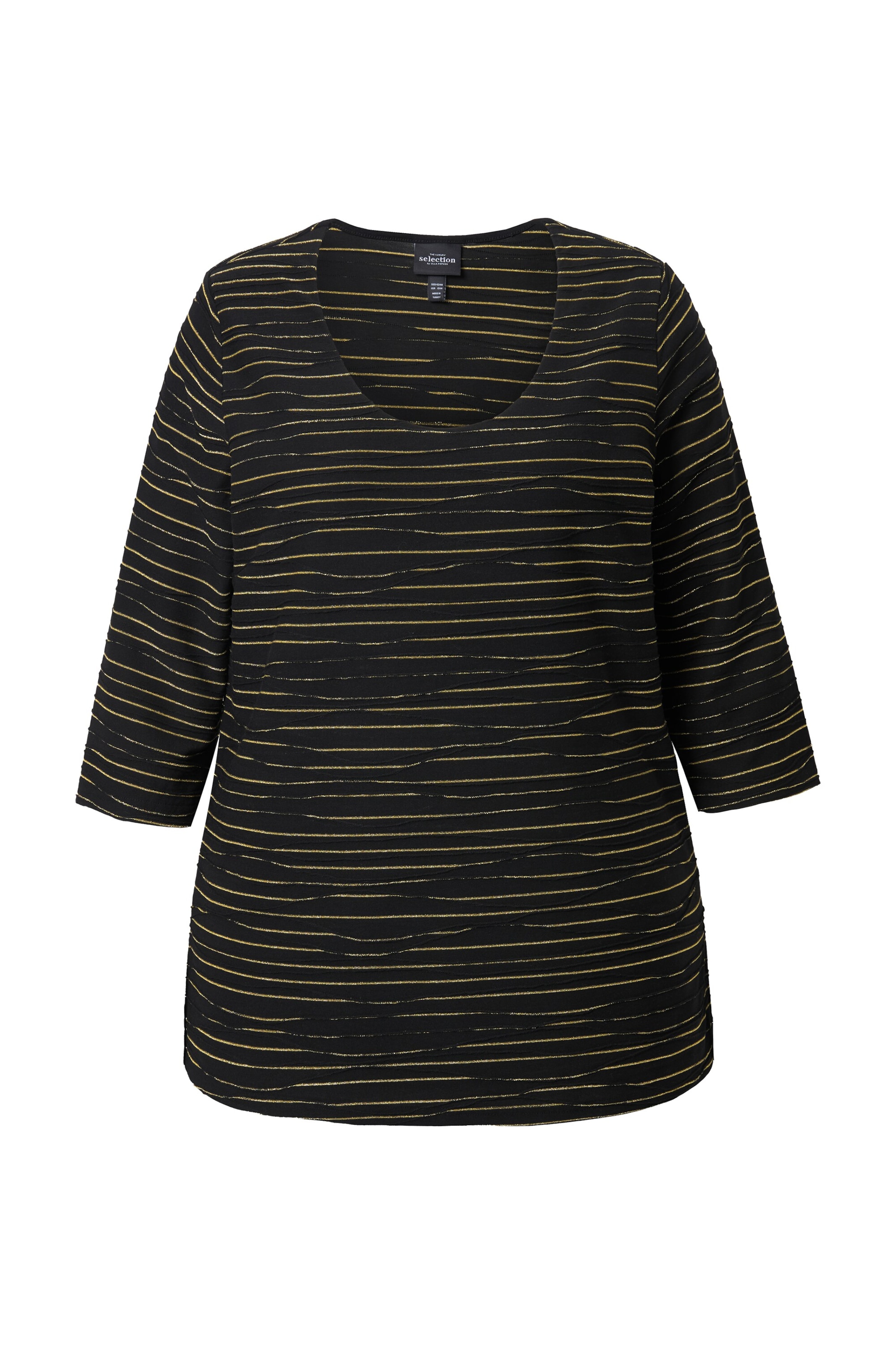 Ulla Popken Shirt in Black: front
