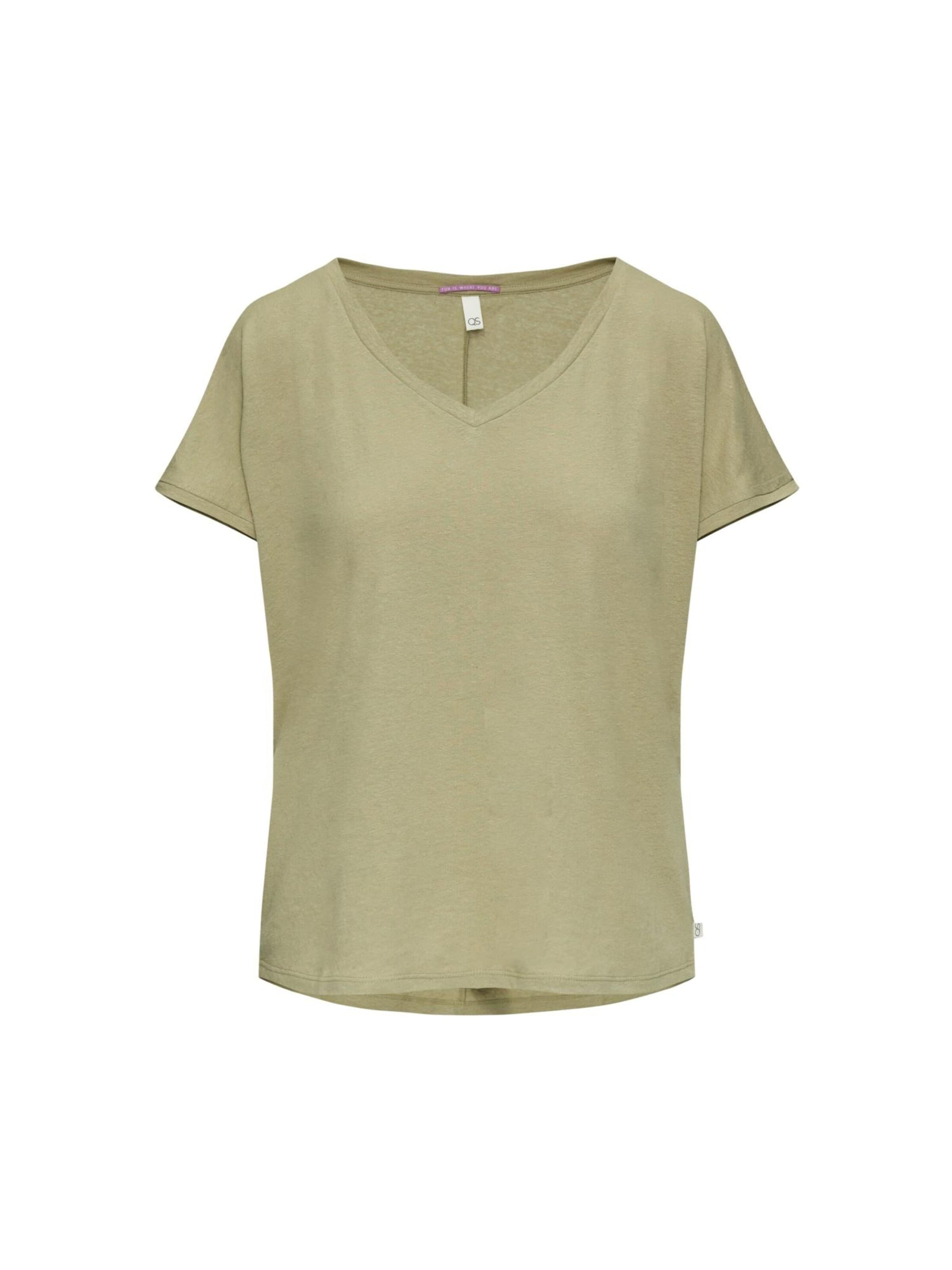 QS Shirt in XS in de kleur Groen, Productweergave