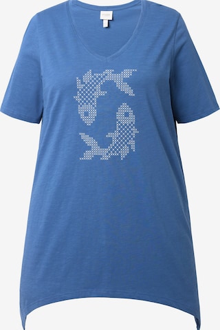 Ulla Popken Shirt in Blue: front