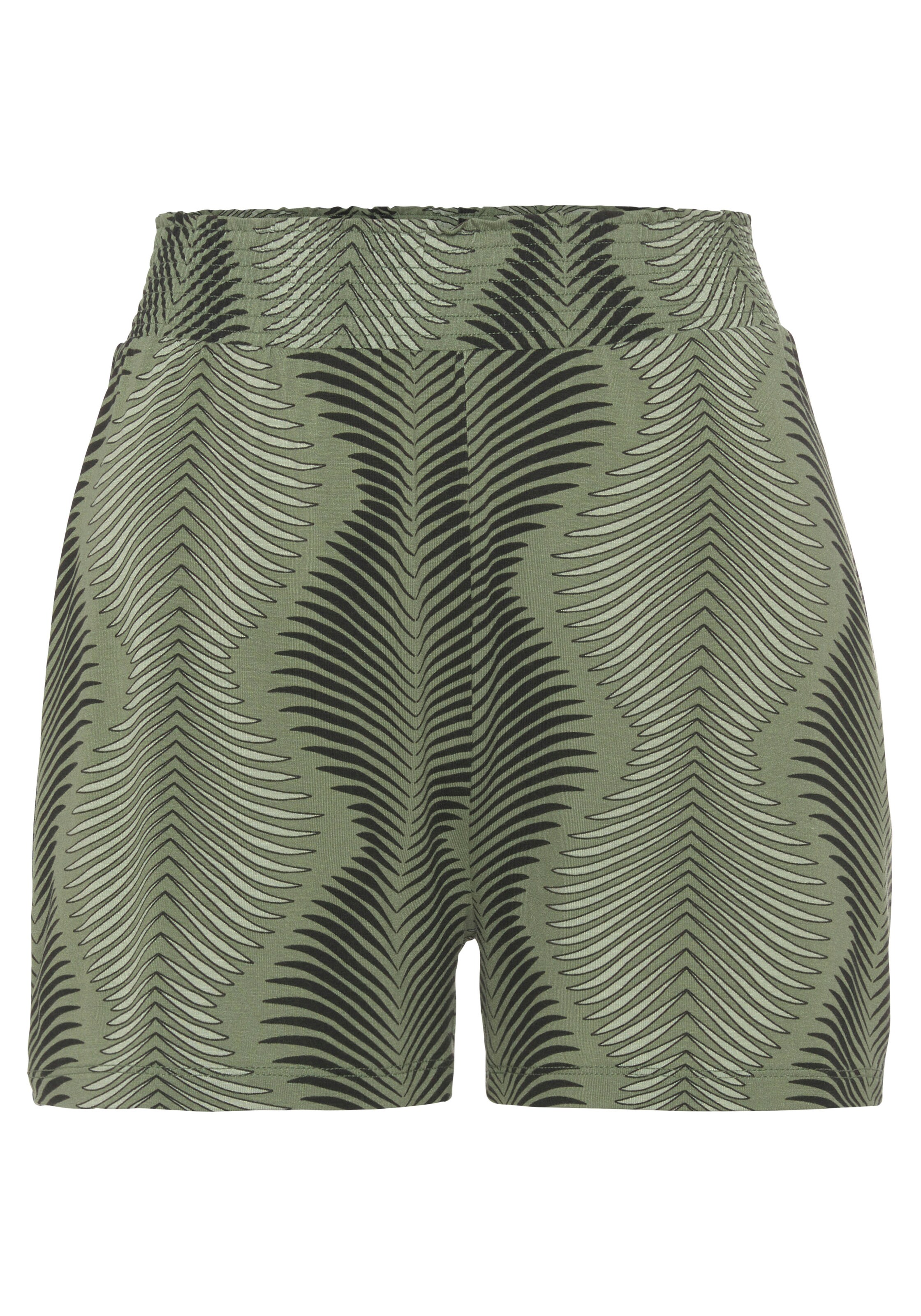 LASCANA Pyjamasbukser i grøn: forside