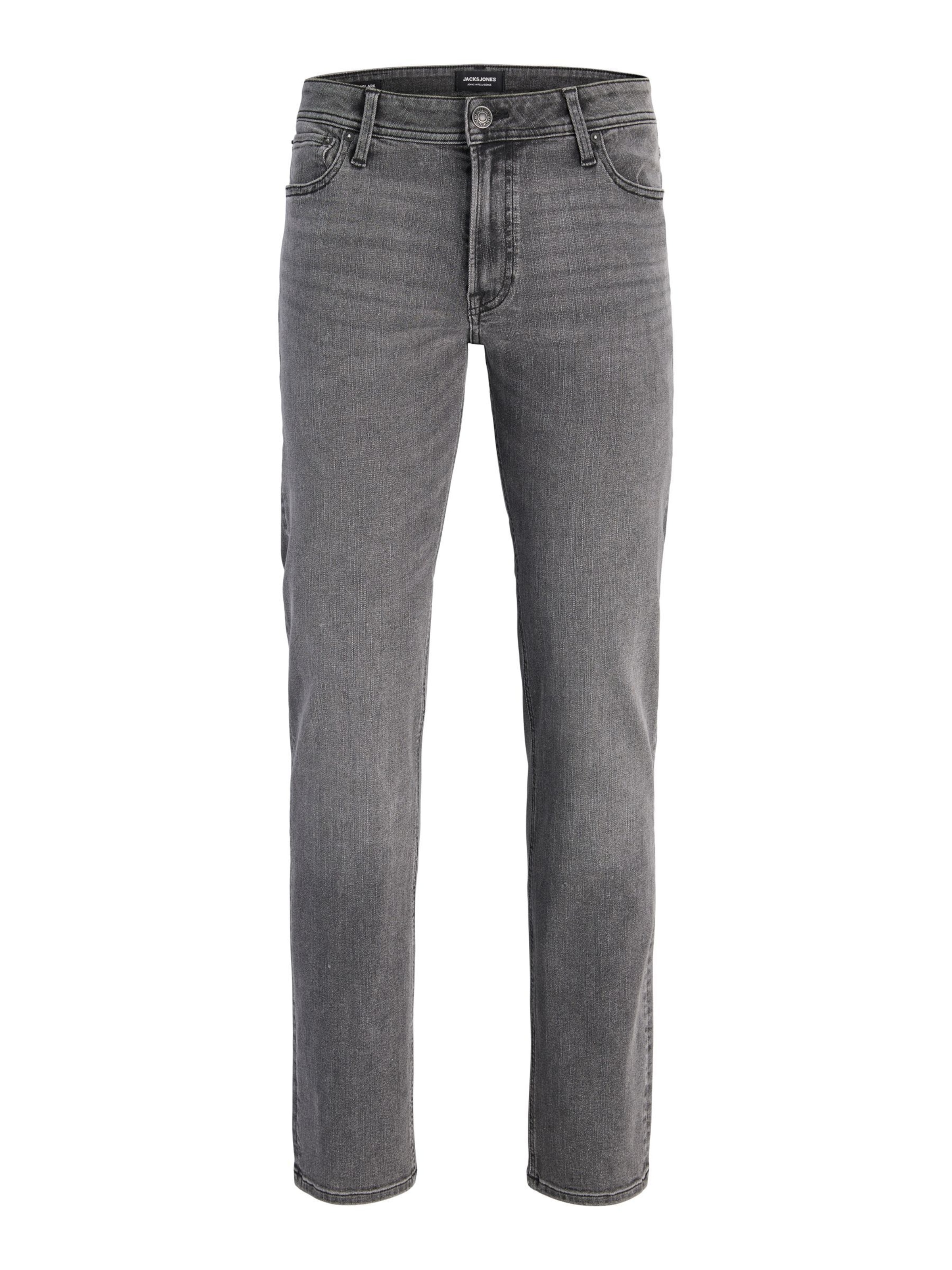 JACK & JONES Normální Džíny 'JJICLARK' – černá: přední strana