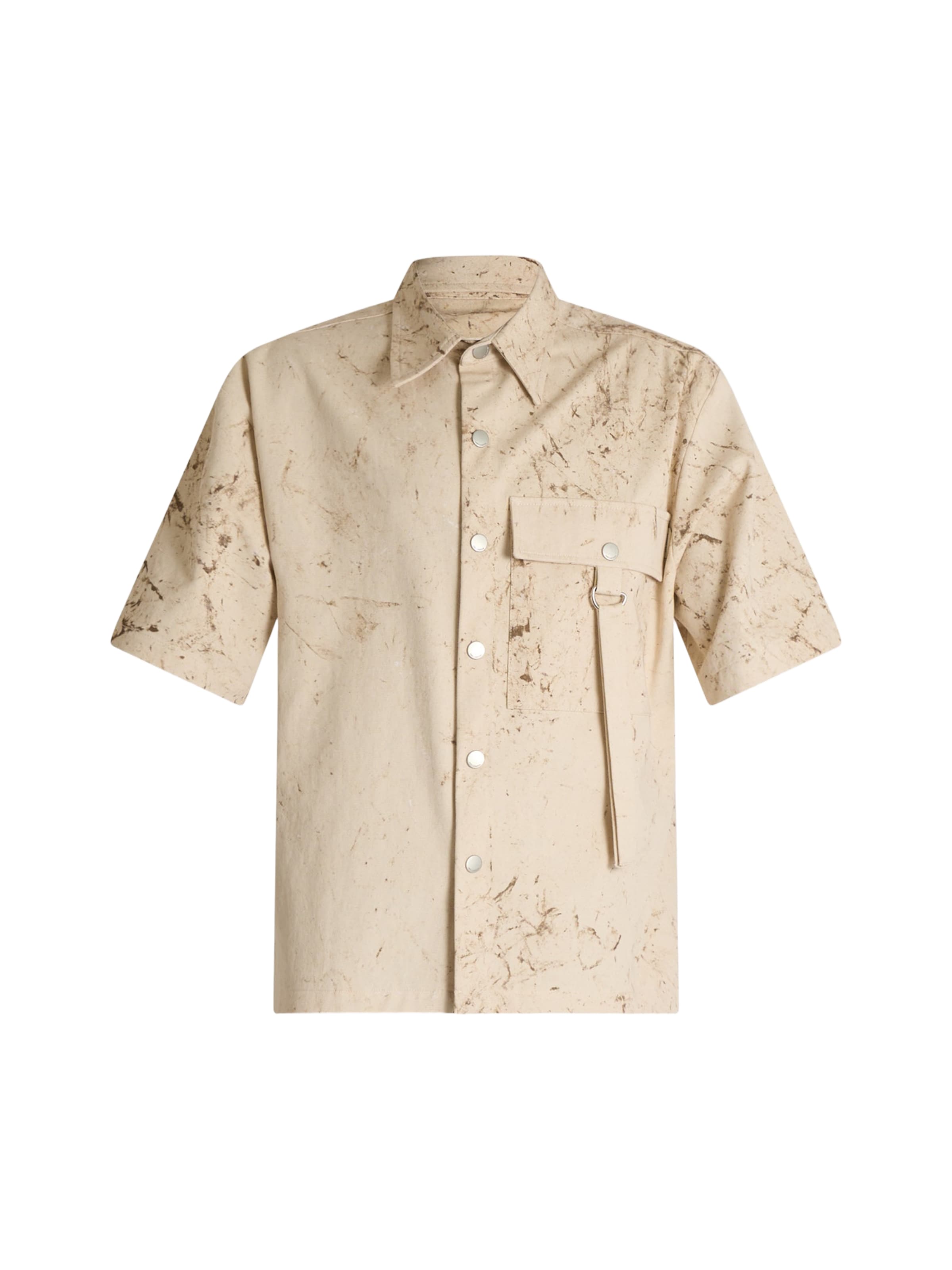 Yes London Regular fit Overhemd in Beige: voorkant