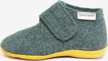 Gottstein Hausschuh 'Alpine Racer RU' in Grün: Vorderseite