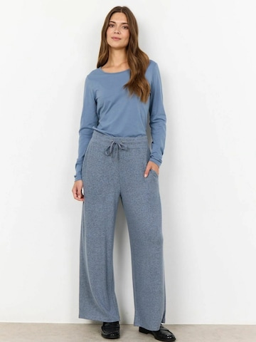 Soyaconcept Wide leg Trousers ' SC_BIARA ' in Blue