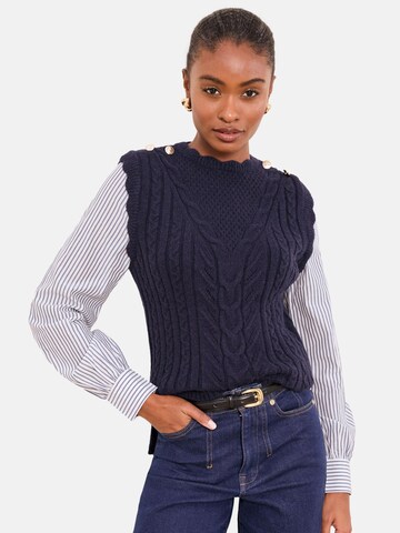 Lipsy Pullover in Blau: Vorderseite