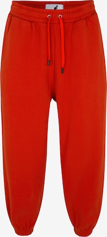 KANGOL Zwężany krój Spodnie 'Florida' w kolorze czerwony: przód