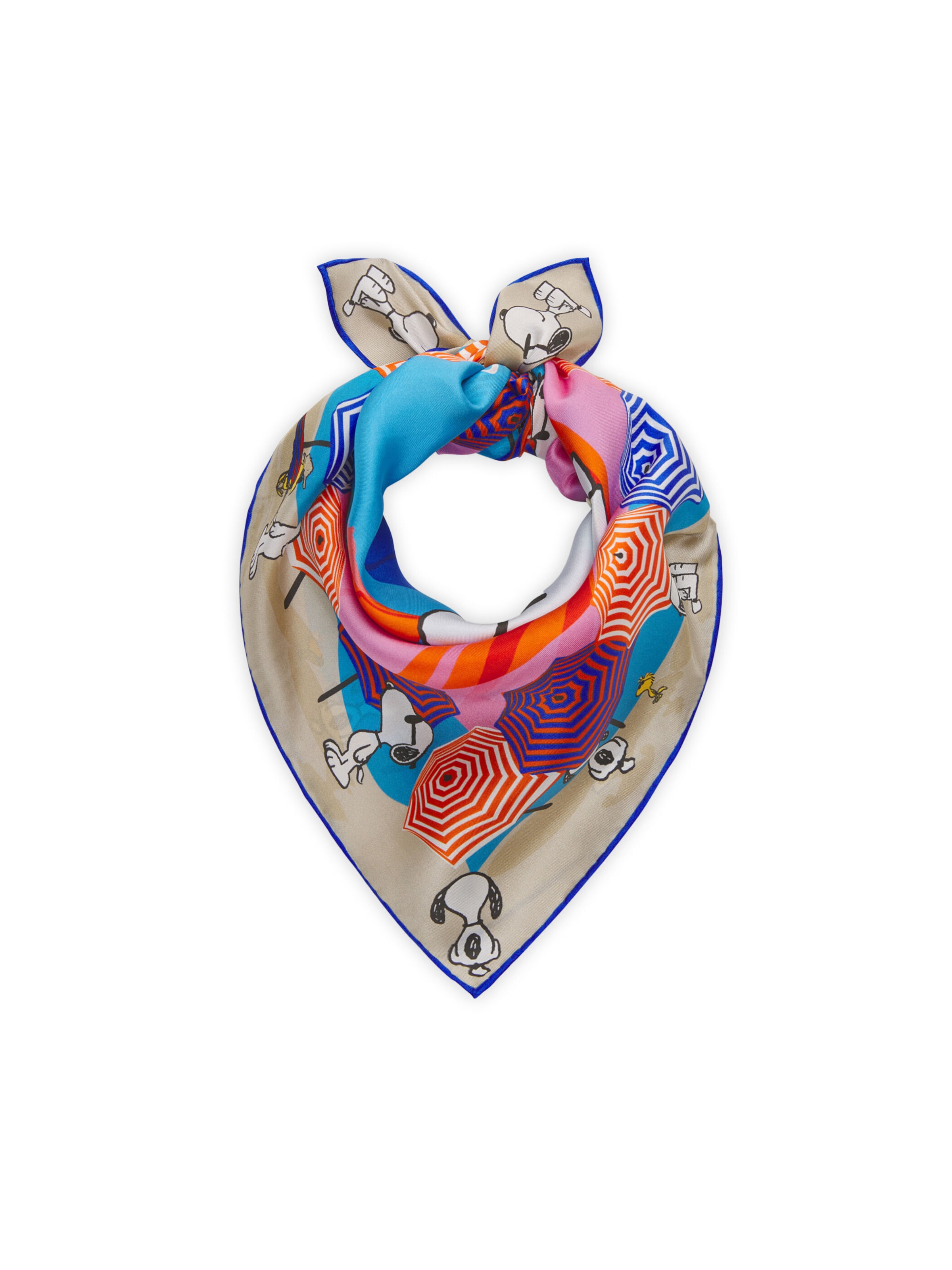 Foulard 'J’ADORE LA PLAGE' CODELLO en mélange de couleurs