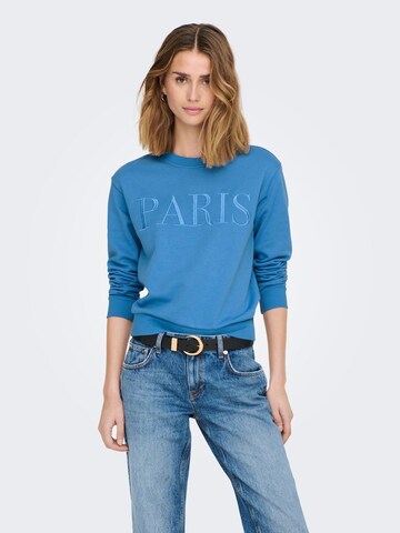 Sweat-shirt JDY en bleu : devant