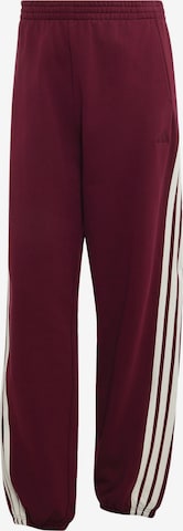 Loosefit Pantaloni sportivi di ADIDAS SPORTSWEAR in rosso: frontale