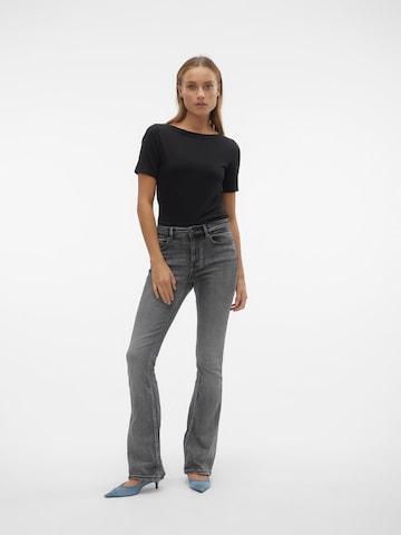 VERO MODA Flared Jeans 'FLASH' in Grey