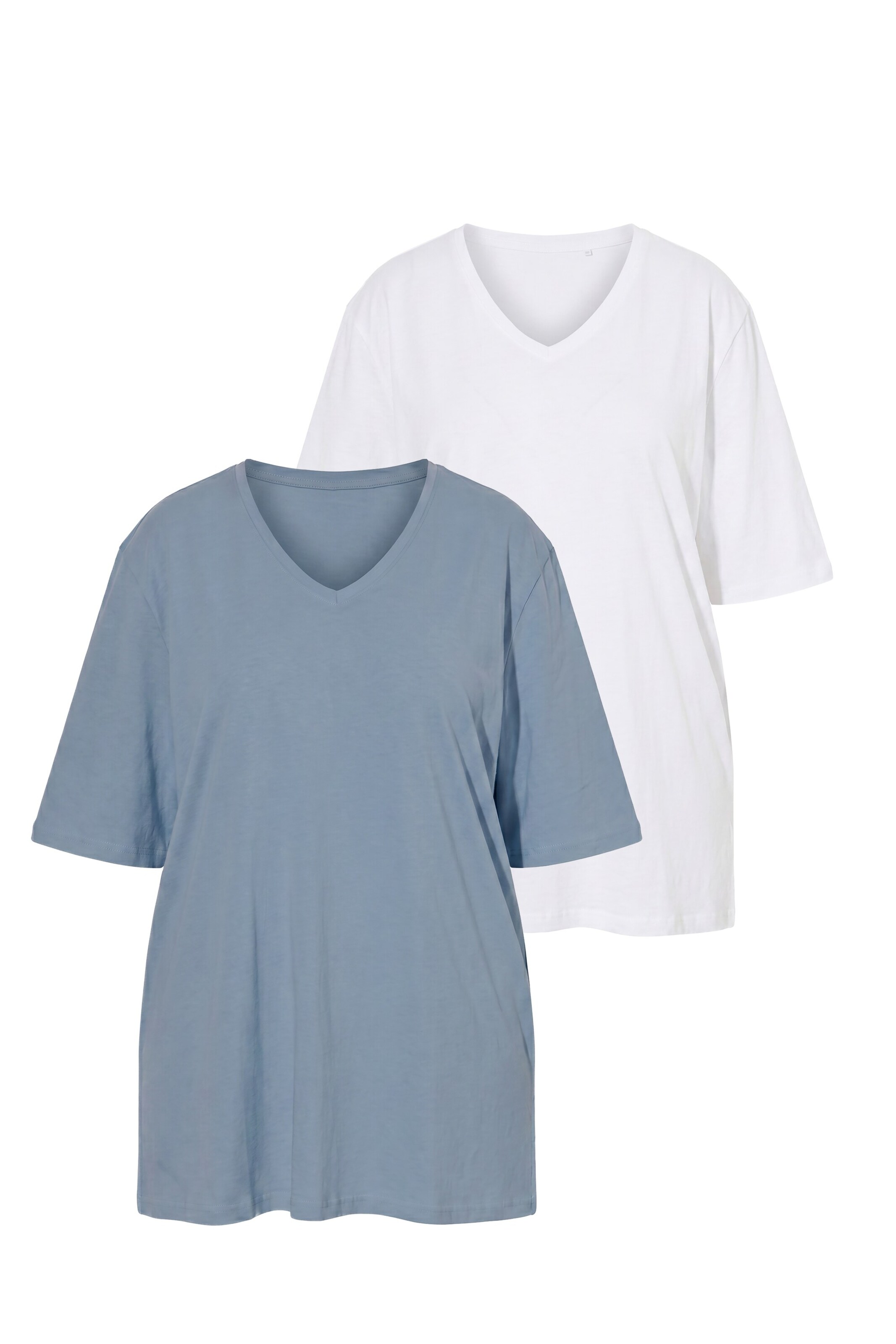 Ulla Popken Shirt in Blau: Vorderseite