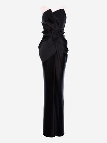 acob a porter Avondjurk in Zwart: voorkant