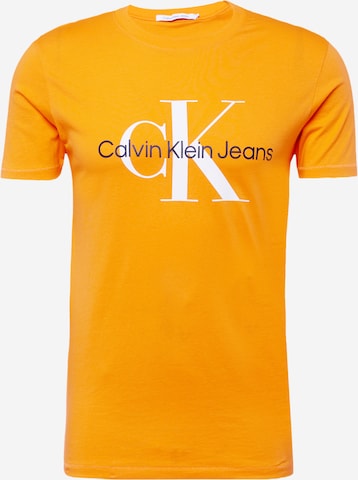 Calvin Klein Jeans Tričko – oranžová: přední strana