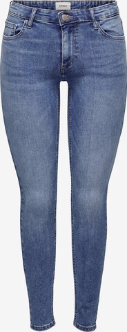 Skinny Jean 'LEILA' ONLY en bleu : devant