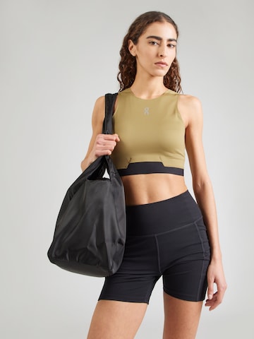 Bustino Reggiseno sportivo di On in verde: frontale