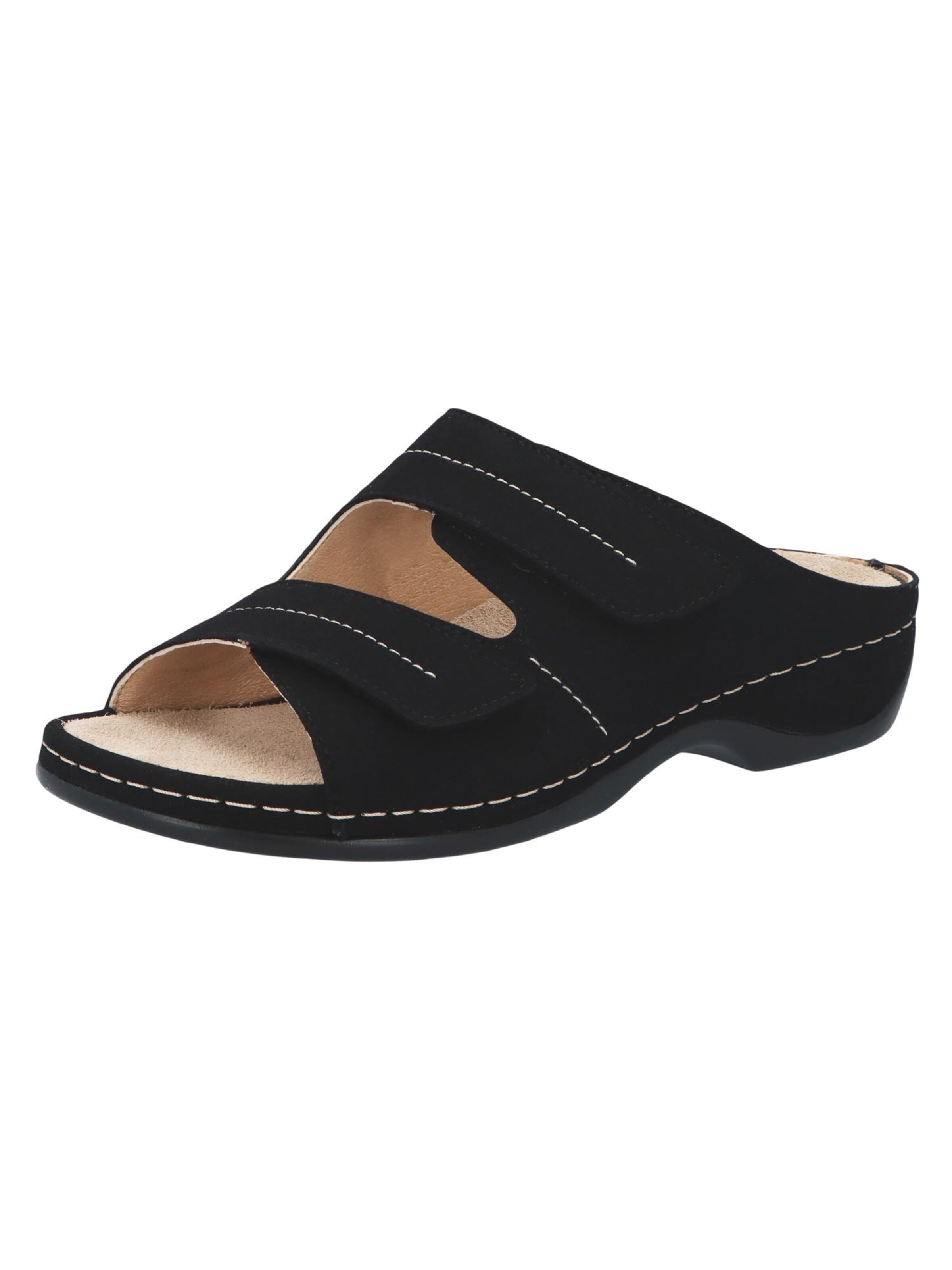 BERKEMANN Mules 'Fedora' in Black: front