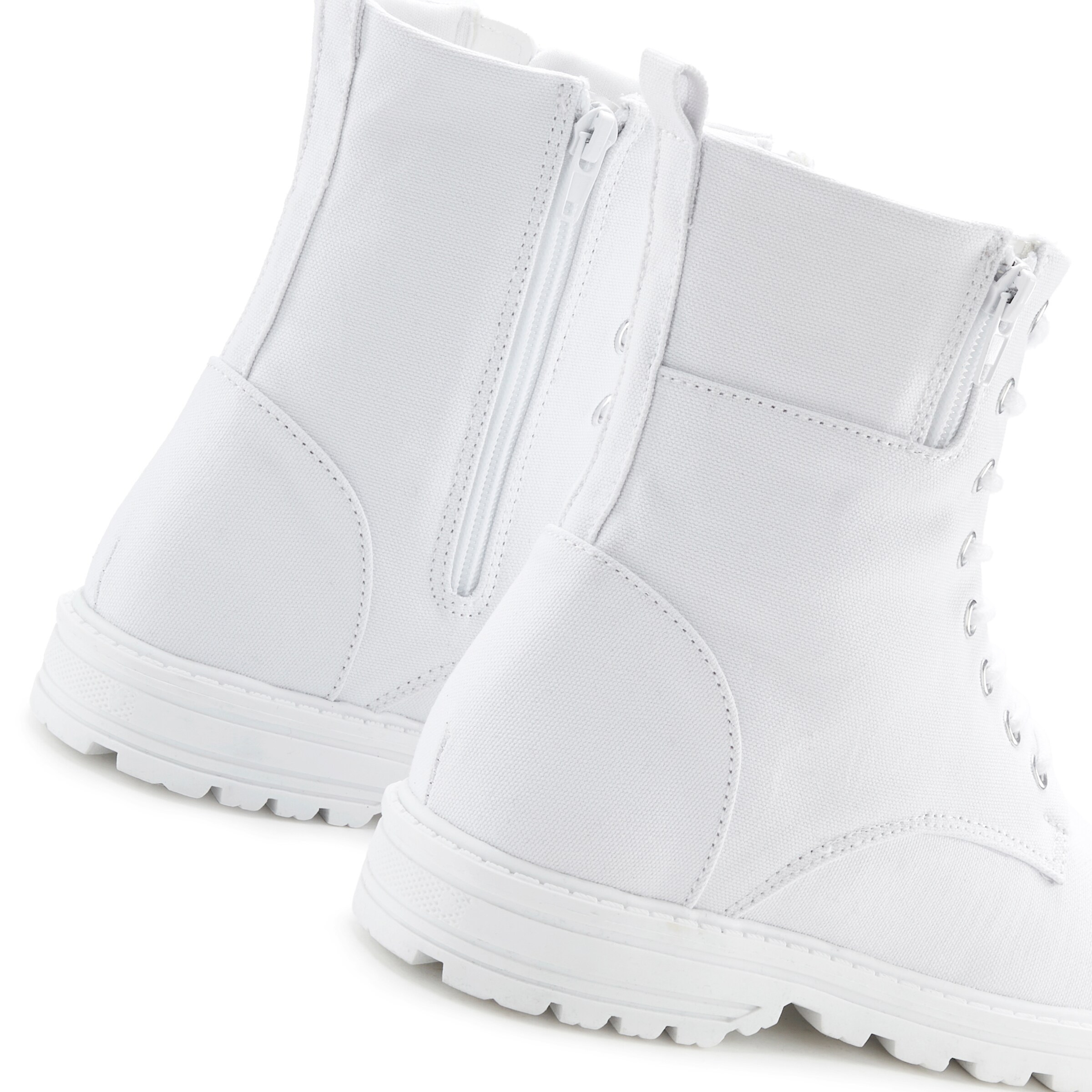 LASCANA Paeltega poolsaabas, värv valge