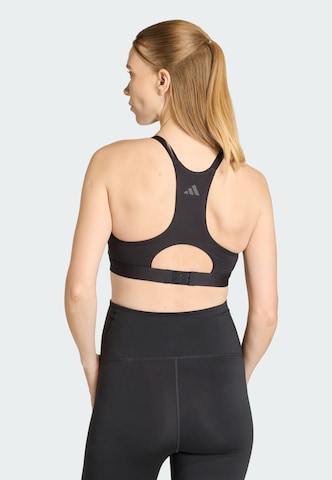 Bustier Soutien-gorge de sport 'Optime Workout' ADIDAS PERFORMANCE en noir