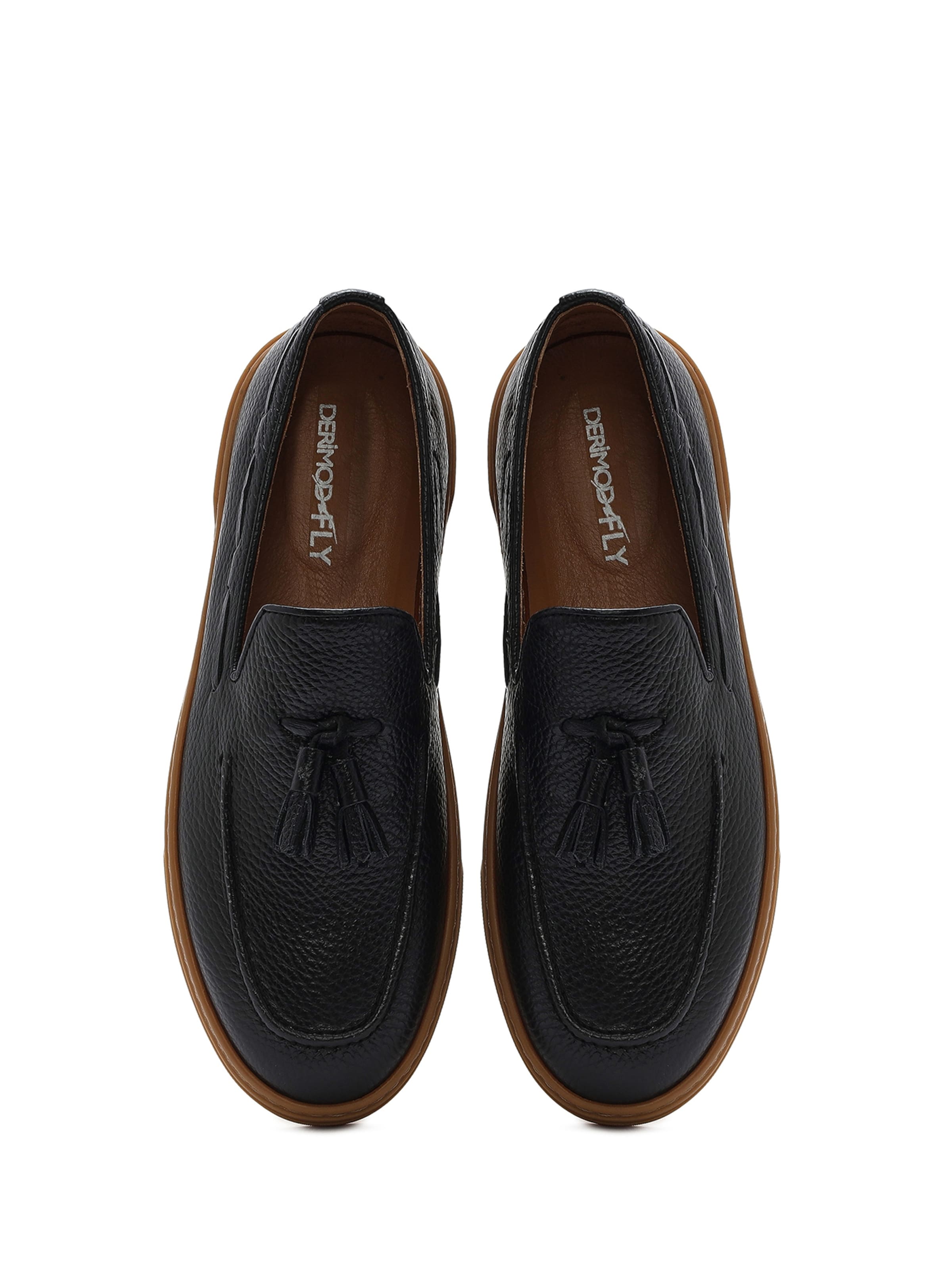 Derimod Slipper in Schwarz