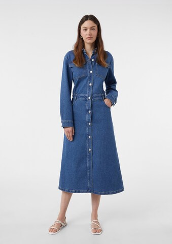comma casual identity Shirt dress in Blue: front