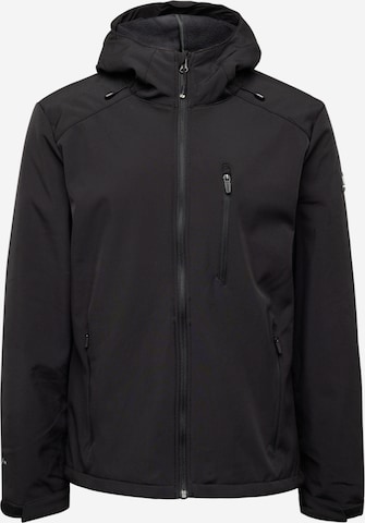 Veste outdoor 'Mib-N' BRUNOTTI en noir : devant