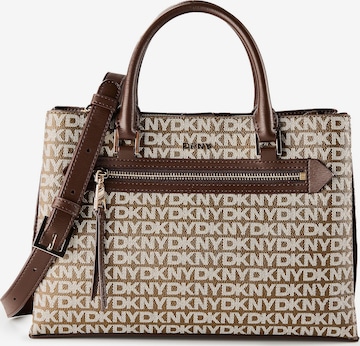 DKNY Shopper in Brown: front