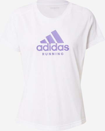 ADIDAS PERFORMANCE Sportshirt in Weiß: front