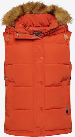 Gilet Superdry en orange : devant