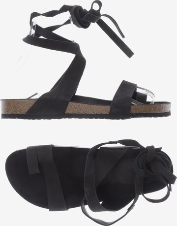 Urban Outfitters Sandalen 39 in Schwarz: predná strana